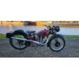 c.1939 BSA Silver Star, B24, 350cc. Registration number WYJ 594 (Non transferrable). Frame number