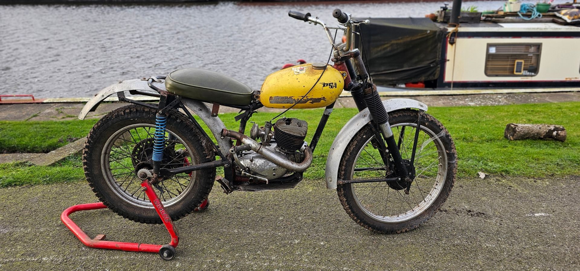 c.1957/65 BSA Bantam trials 175cc project. Registration number not registered. Frame number CD3