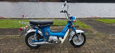 1978 Honda CF70 Chaly, 72cc. Registration number JHD 935S. Frame number CF70 2211592. Engine