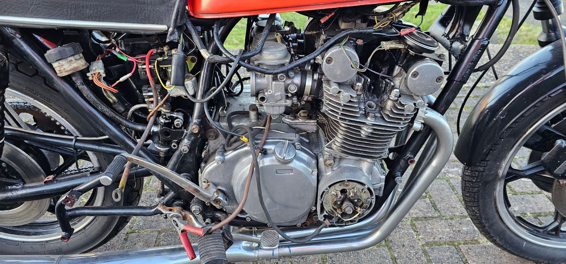1979 Suzuki GS 550, 548cc. Registration number CWF 633T. Frame number not found. Engine number GS550 - Image 6 of 12