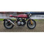 1981 Honda CB900 Cafe Racer. Registration number JYH 611W. Frame number JHMSC012110931. Engine