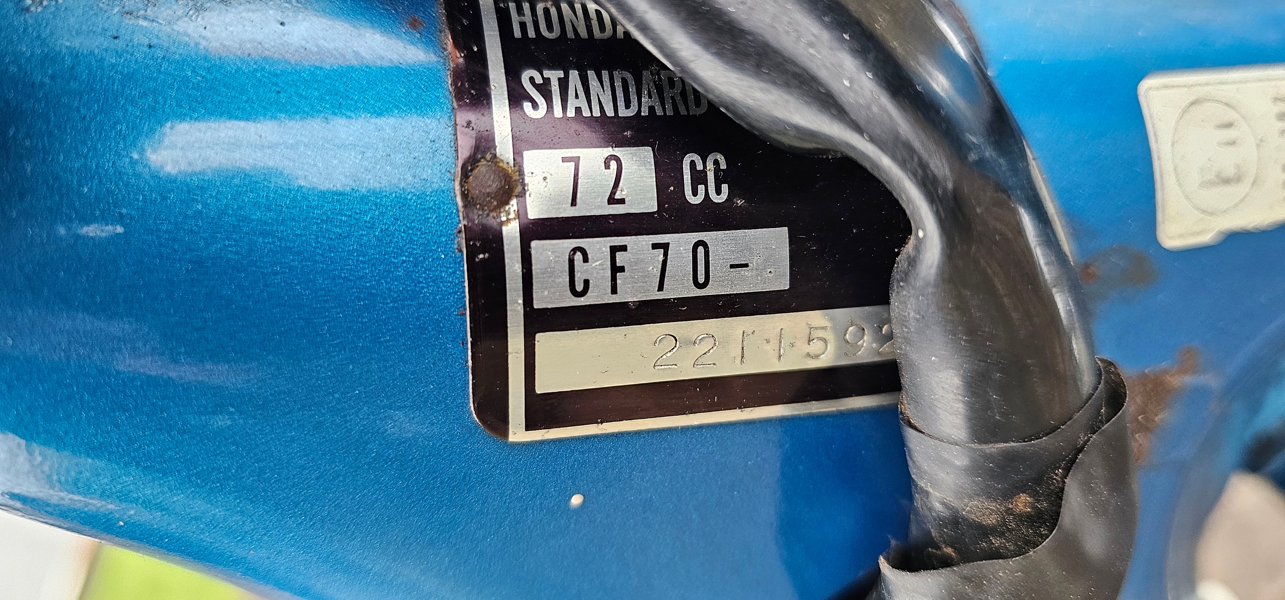 1978 Honda CF70 Chaly, 72cc. Registration number JHD 935S. Frame number CF70 2211592. Engine - Image 11 of 12