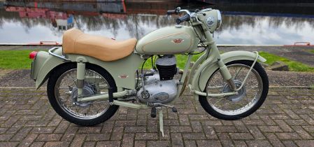 1955 DMW Cortina, 225cc. Registration number 647 UYR. Frame number 2/P/342. Engine number