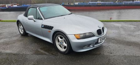 1998 BMW Z3, 1895cc, manual. Registration number S568 NBD (non transferrable). VIN number