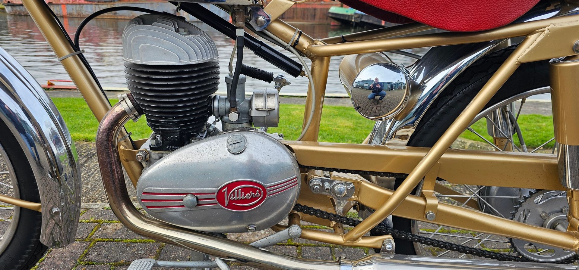 1956 HJH Sports Dragon, 197cc. Registration number TVL 629 (non transferrable). Frame number H58. - Bild 9 aus 16