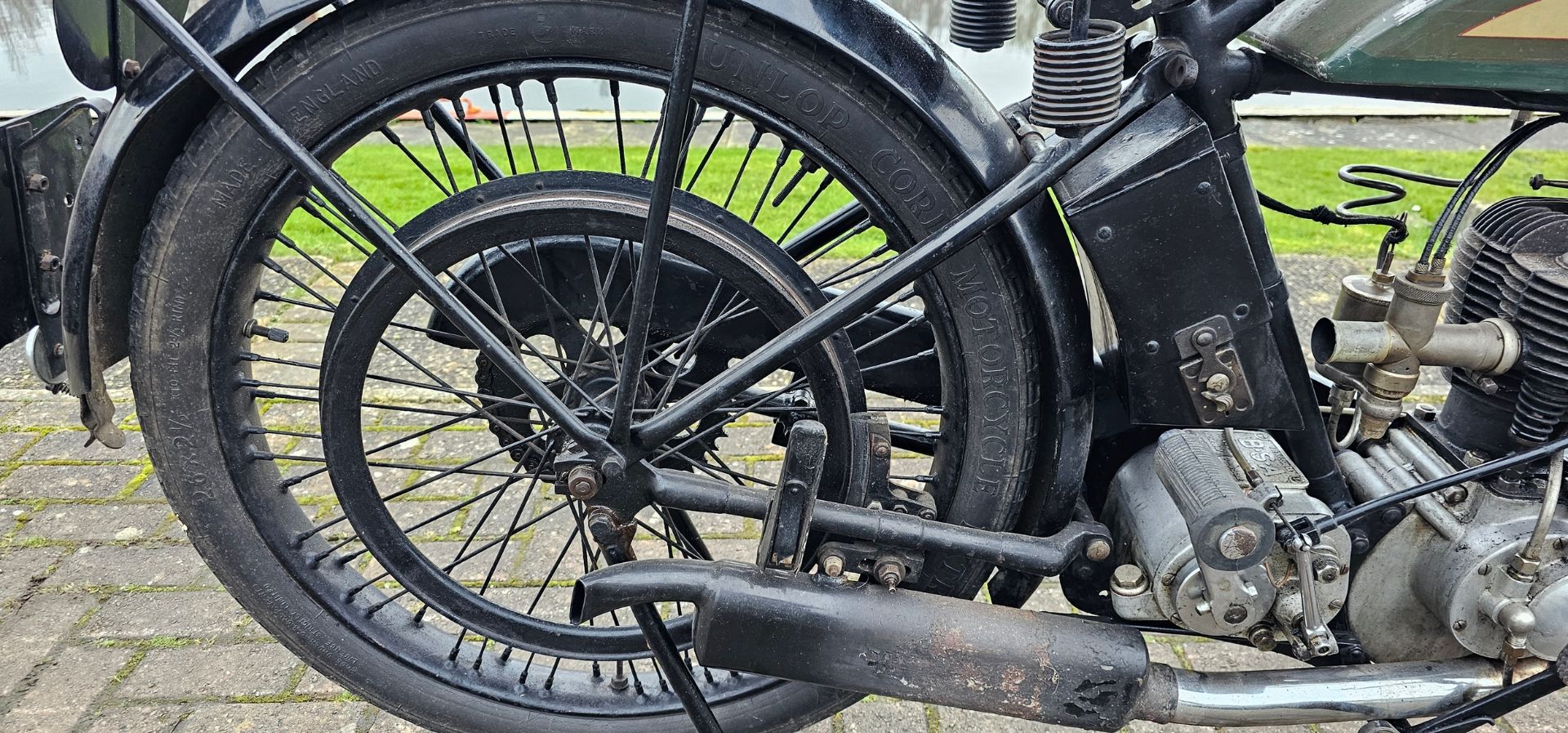 1925 BSA L25, 350cc. Registration number BF 8255 (non transferrable), Frame number F6743. Engine - Image 5 of 19