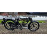 1925 BSA L25, 350cc. Registration number BF 8255 (non transferrable), Frame number F6743. Engine