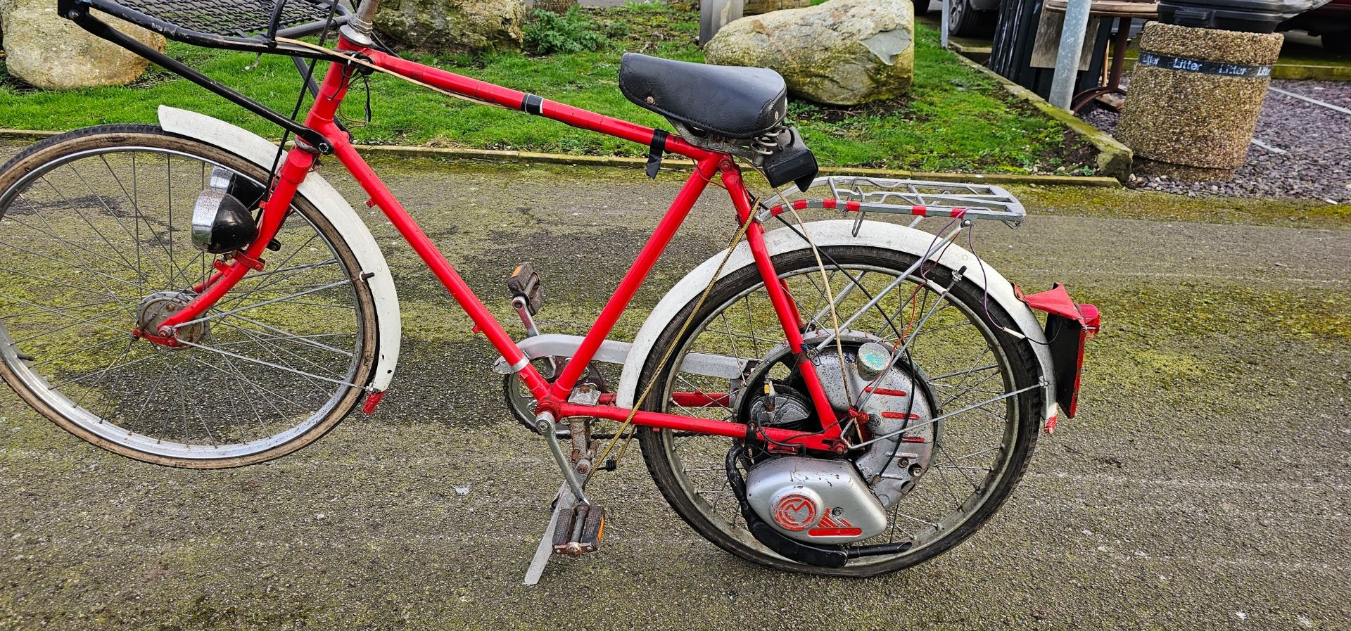 c. 1960 BSA Winged Wheel postman's bicycle. There is no paperwork with this machine - Bild 2 aus 7