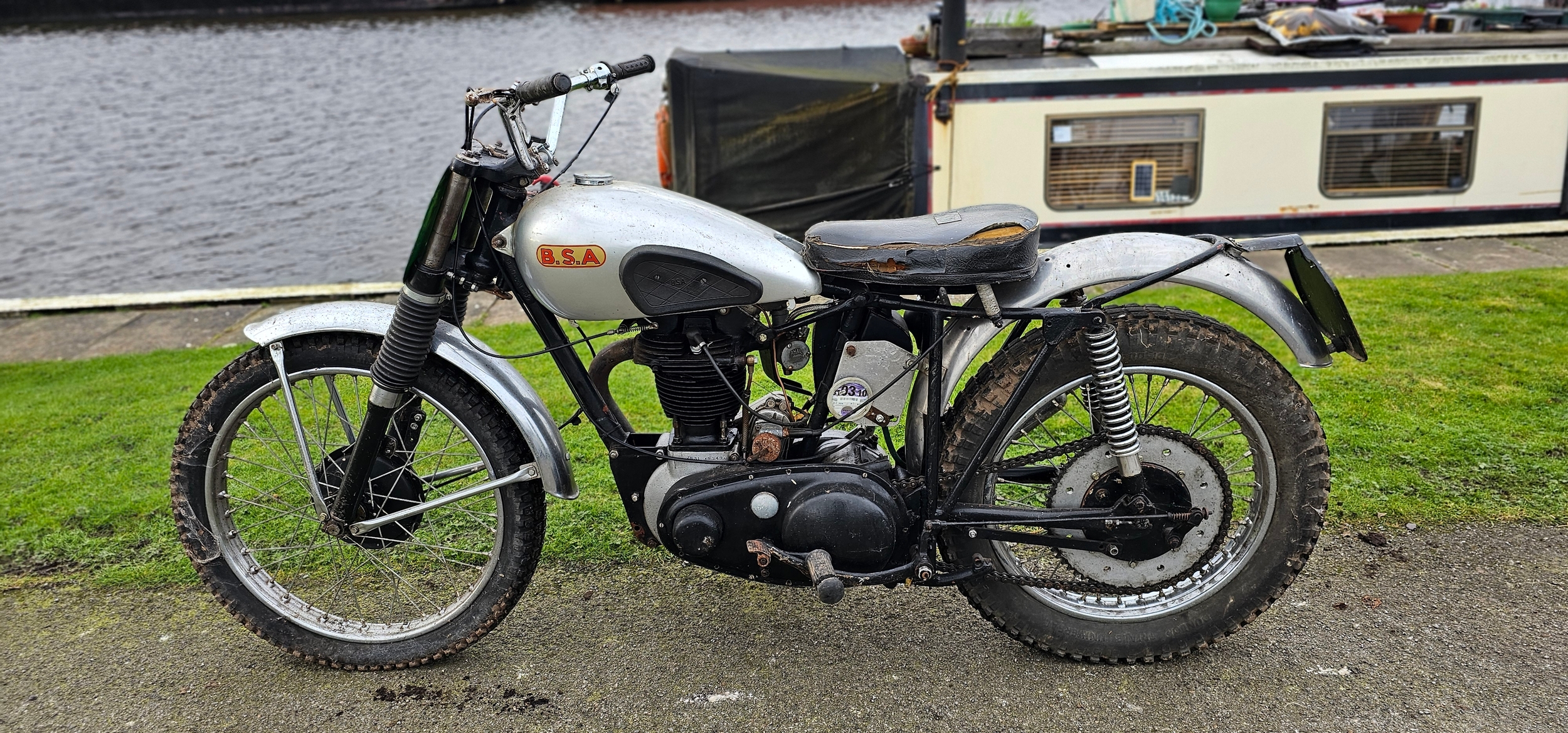 1949 BSA Gold Star trials 350cc. Registration number 257 XUH. Frame number ZB31 COM 109. Engine - Bild 2 aus 13