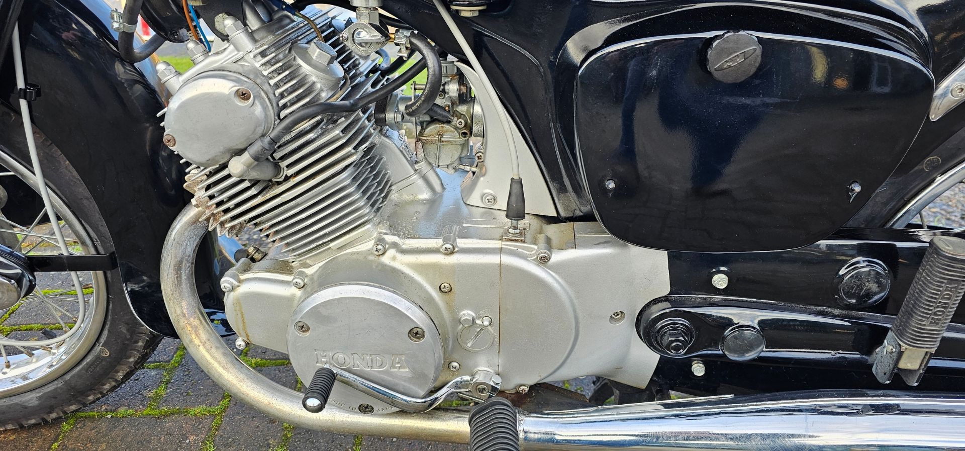 1966 Honda CA160, 161cc. Registration number GVU 866D. Frame number CA160-1003484. Engine number - Bild 9 aus 13