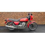 1982 Moto Guzzi V50 Monza, 493cc. Registration number NMD 137X. Frame number PE12224. Engine