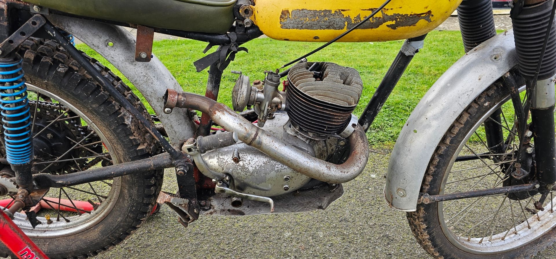 c.1957/65 BSA Bantam trials 175cc project. Registration number not registered. Frame number CD3 - Bild 5 aus 11