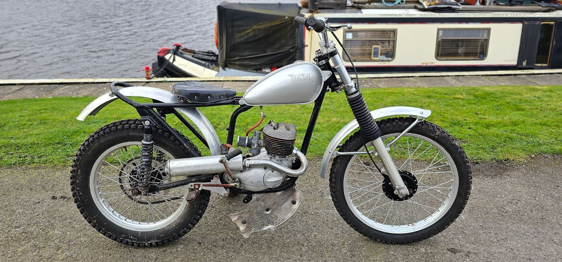 C.1970 BSA Bantam 175cc. Registration number not registered. Frame number painted over. Engine