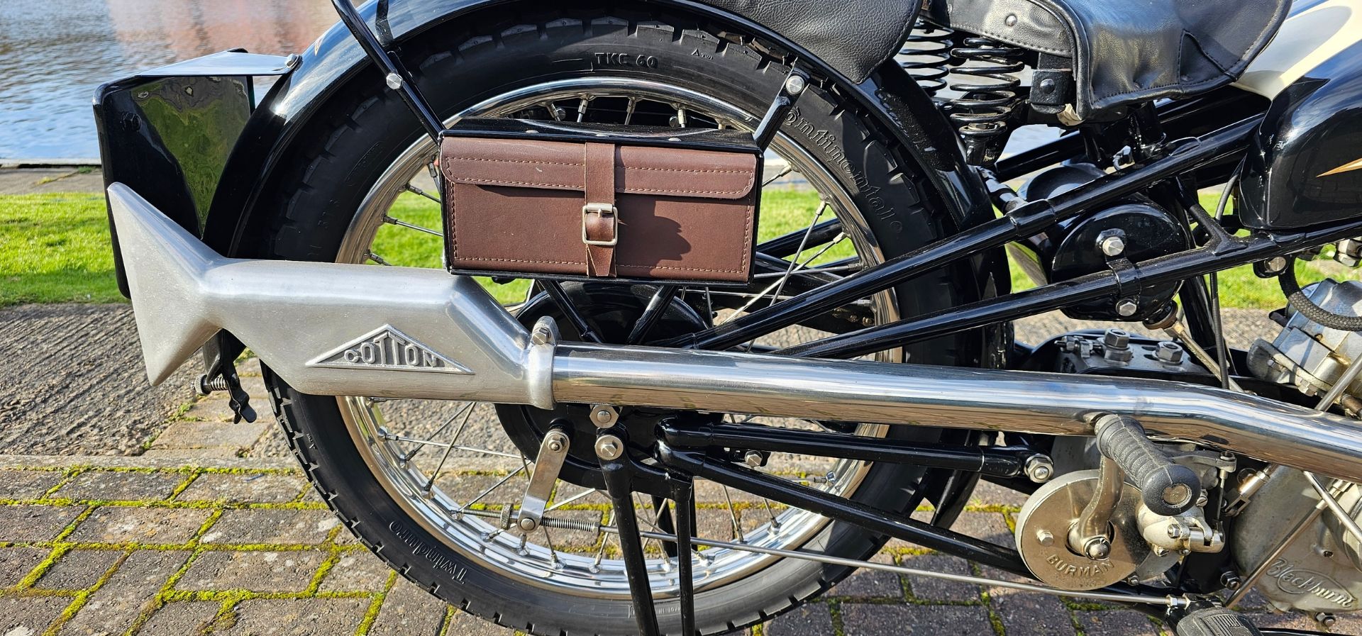 1930 Cotton Blackburne, 350cc. Registration number VE 3547. Frame number 5407. Engine number CVA - Bild 5 aus 20