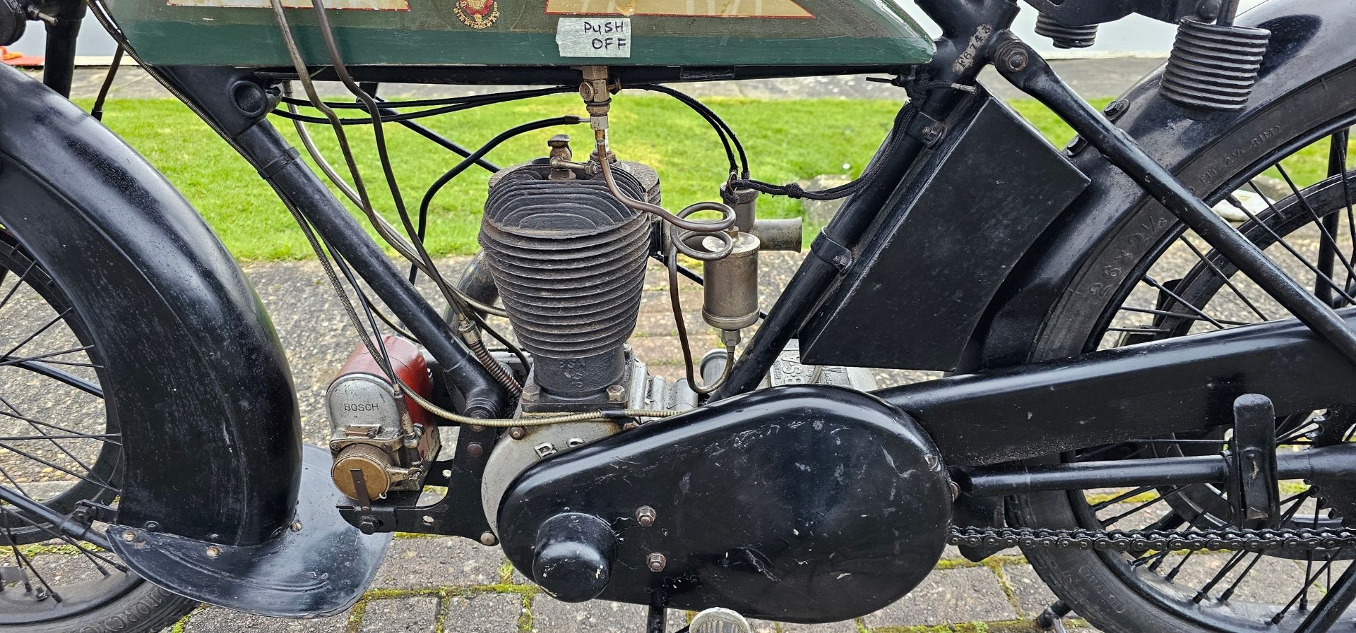 1925 BSA L25, 350cc. Registration number BF 8255 (non transferrable), Frame number F6743. Engine - Image 9 of 19