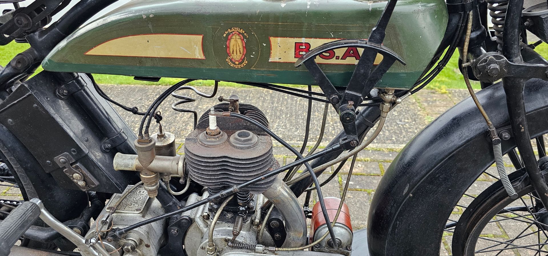 1925 BSA L25, 350cc. Registration number BF 8255 (non transferrable), Frame number F6743. Engine - Image 18 of 19