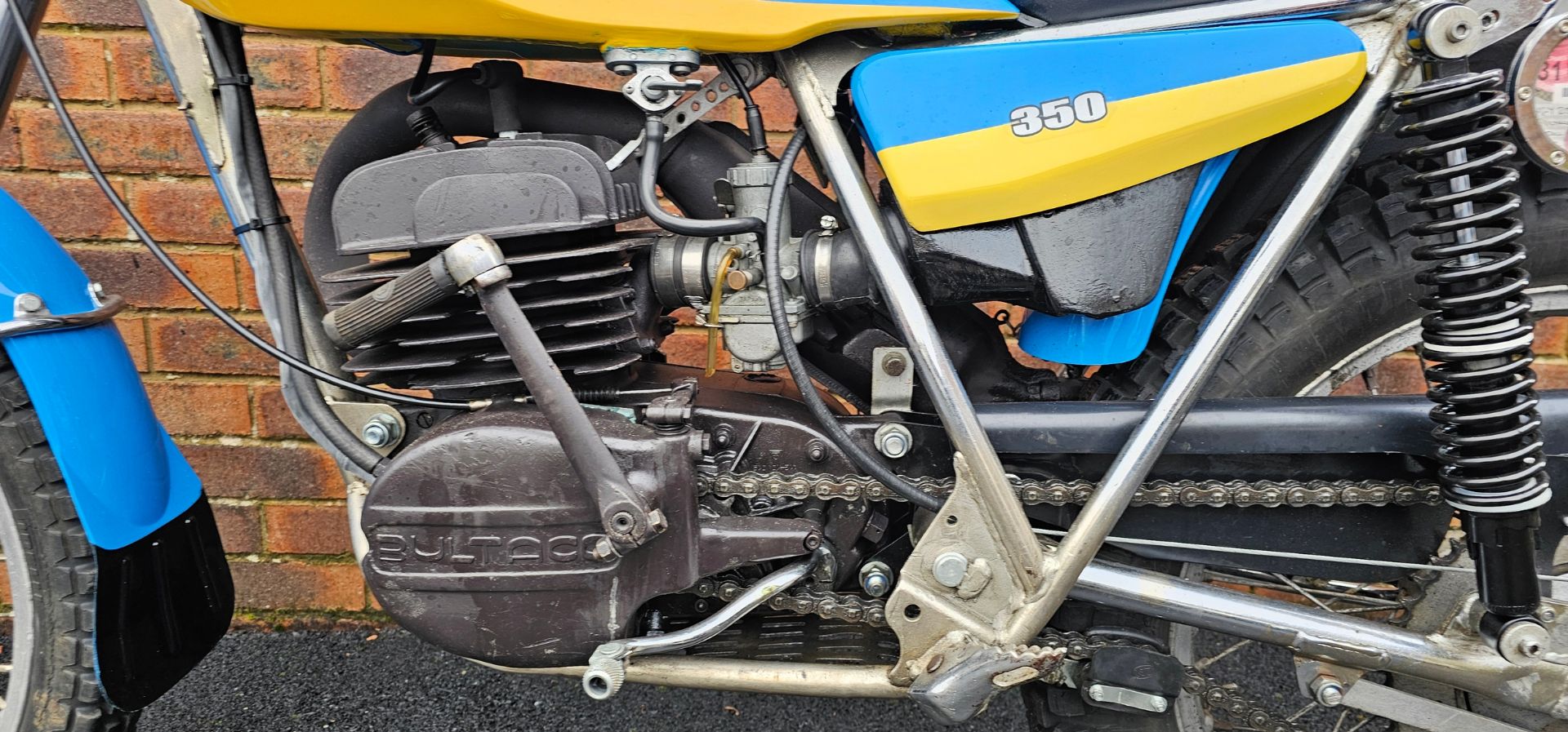 1978 Bultaco Sherpa T, 340cc. Registration number YGY 254S. Frame number JB 19900686. Engine - Image 9 of 13