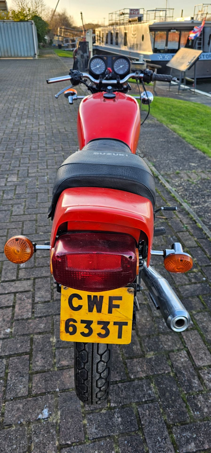 1979 Suzuki GS 550, 548cc. Registration number CWF 633T. Frame number not found. Engine number GS550 - Image 4 of 12