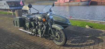 1937 Norton WD16H New Zealand Army, 490cc. Registration number TXS 655 (non transferrable). Frame