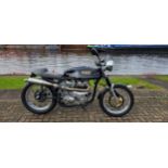 1959 Triton, 750cc. Registration number NVG 308. Frame number R13-85298. Engine number T120RD 11914.