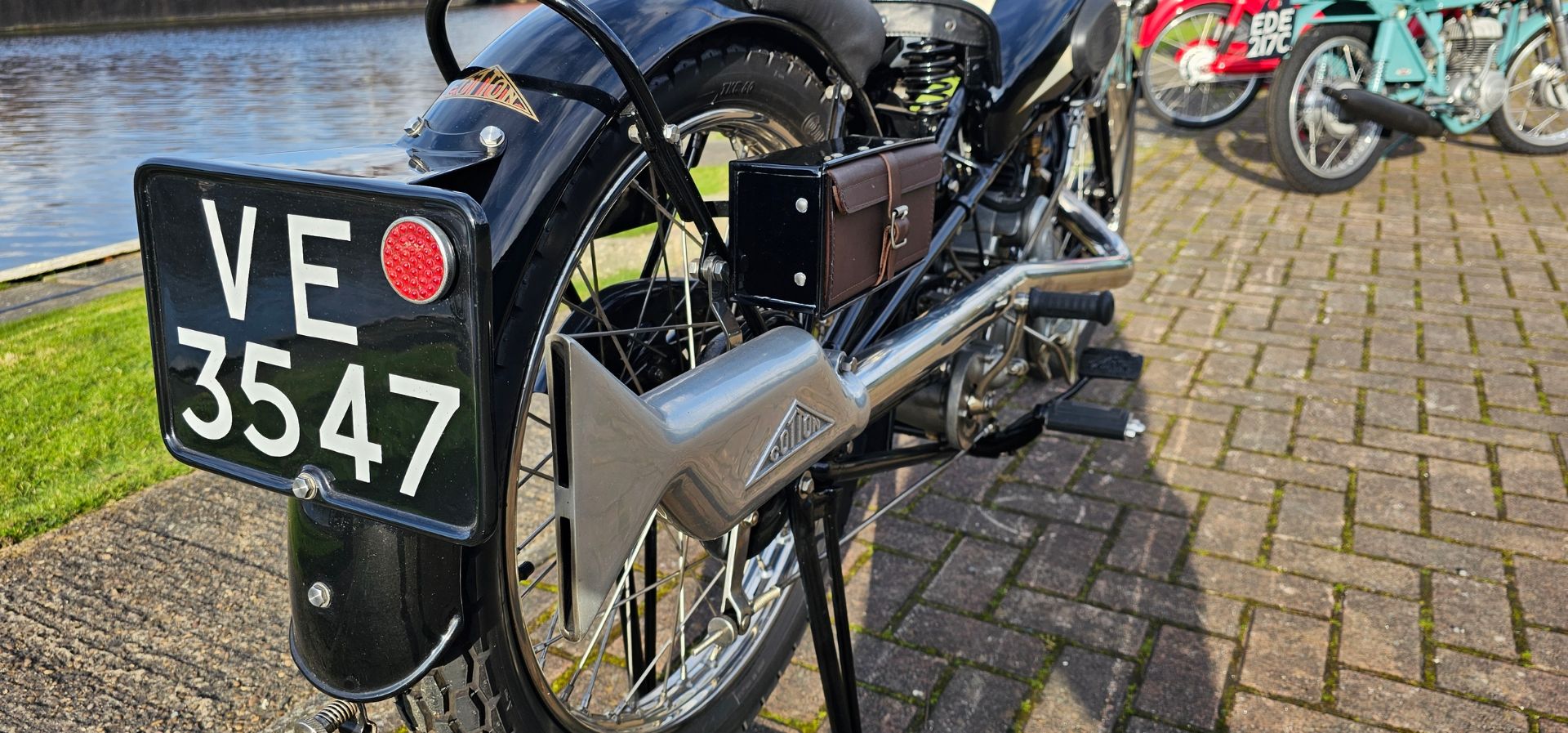 1930 Cotton Blackburne, 350cc. Registration number VE 3547. Frame number 5407. Engine number CVA - Bild 11 aus 20