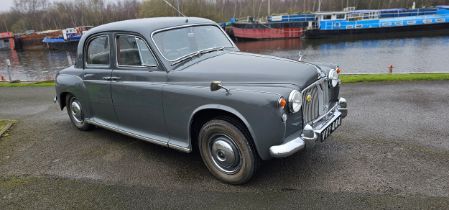 1960 Rover P4 80, 2286cc. Registration number VVY 444. Chassis number 645002433. Engine number