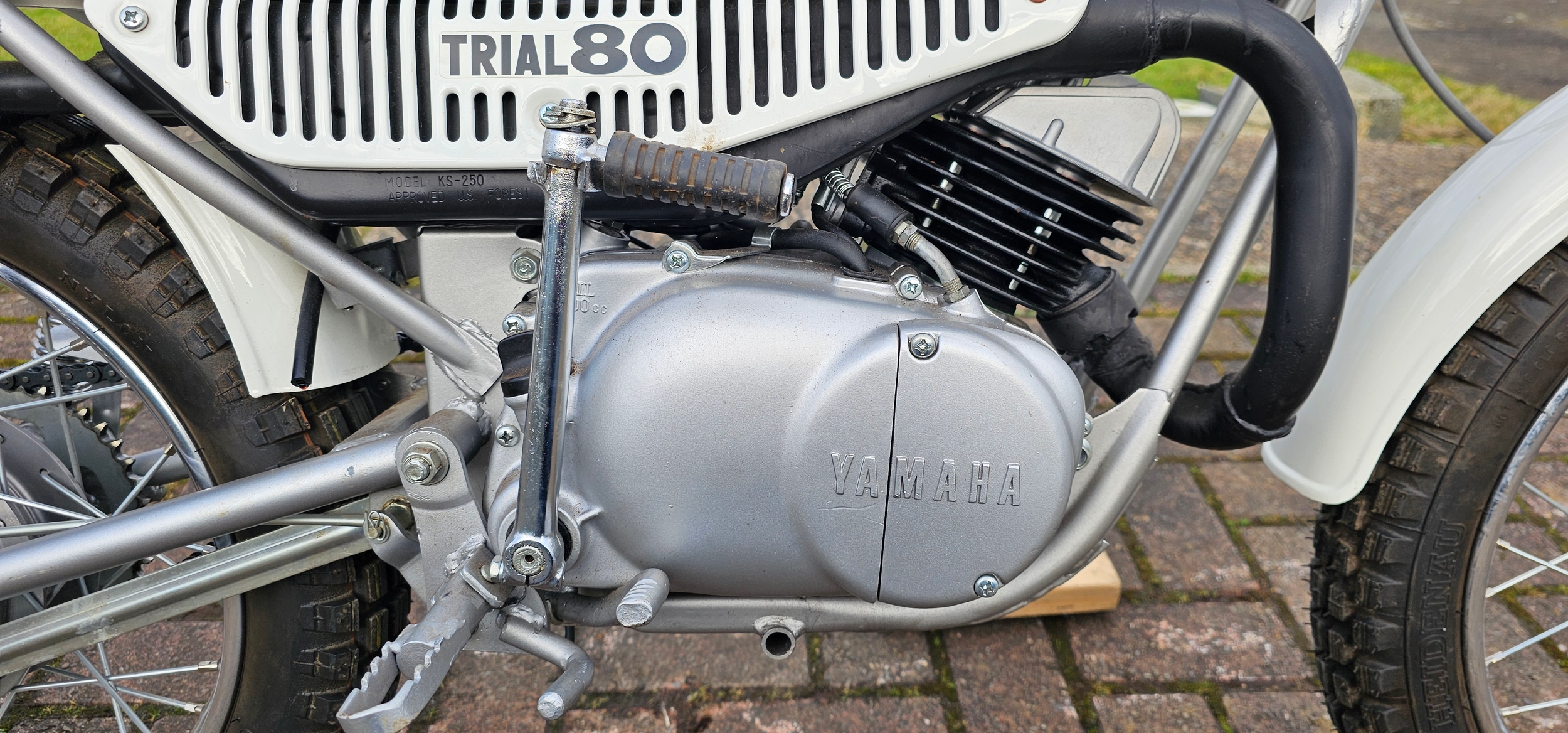 c.1975 Yamaha TY80B, 72cc. Registration number not registered. Frame number 451-108095. Engine - Image 6 of 14