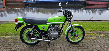 1981 Kawasaki KZ250A, 248cc. Registration number UWW 375X. Frame number KZ250A 032127. Engine number