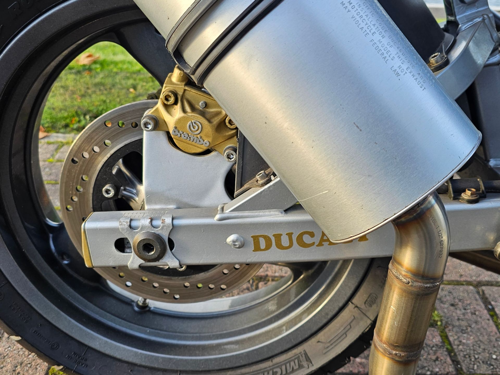 1998 Ducati 600SS, 600cc. Registration number R986 DVM. Frame number not found. Engine number not - Image 5 of 11