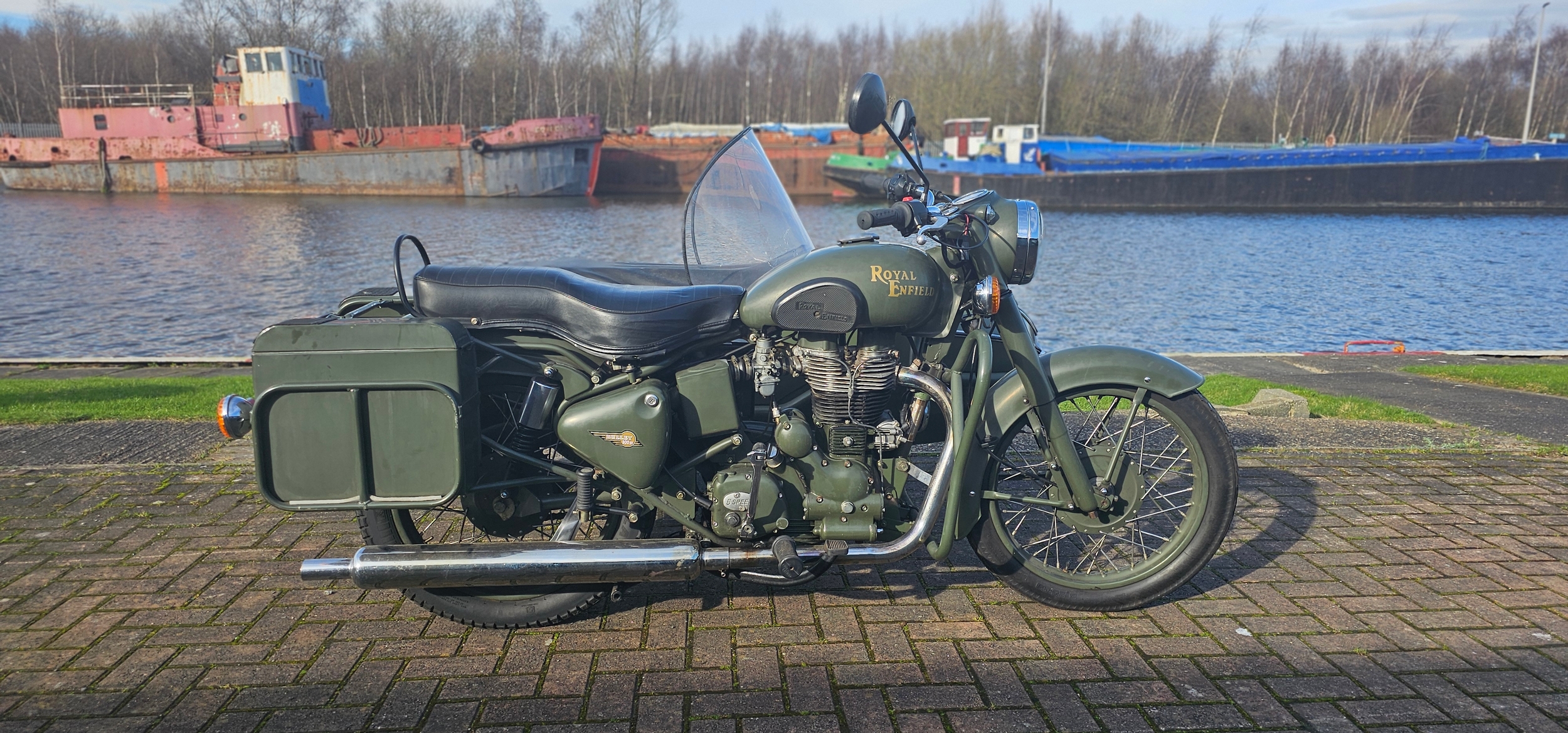 2008 Royal Enfield Bullet 500. Registration number NK08 HYR. Frame number ME3ABBSB57C020974. - Image 3 of 13