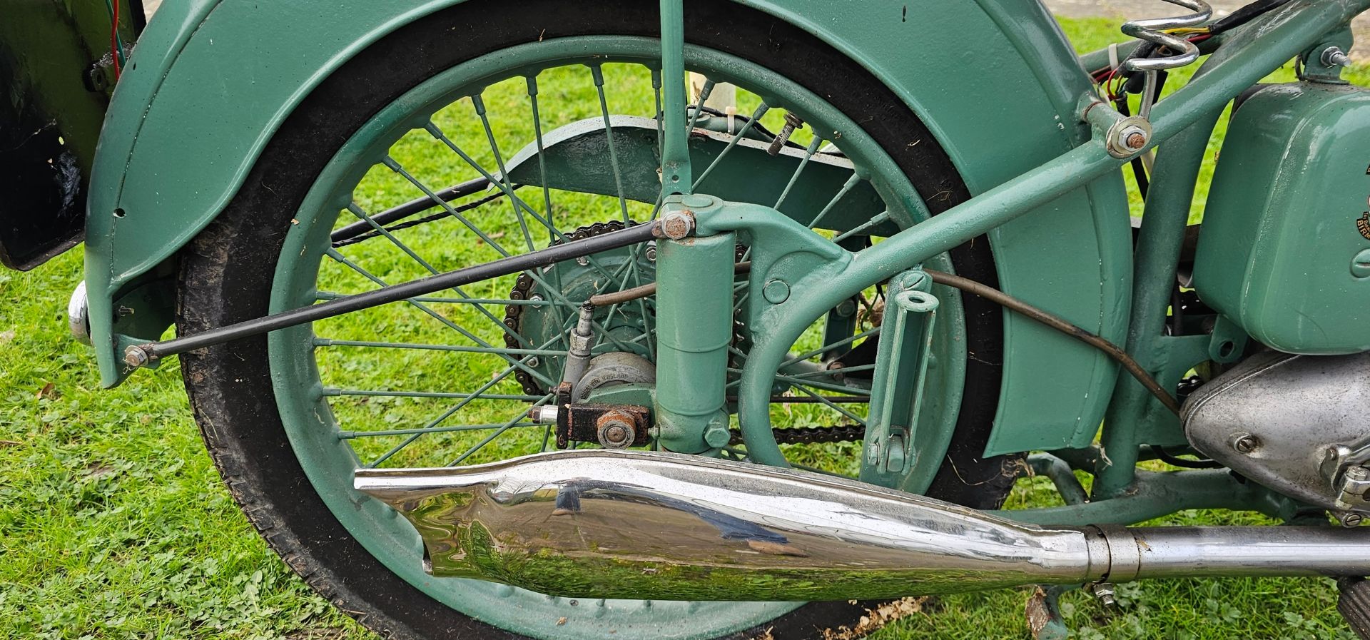 C.1953 BSA Bantam D1, 125cc. Registration number not registered. Frame number not found. Engine - Image 5 of 12