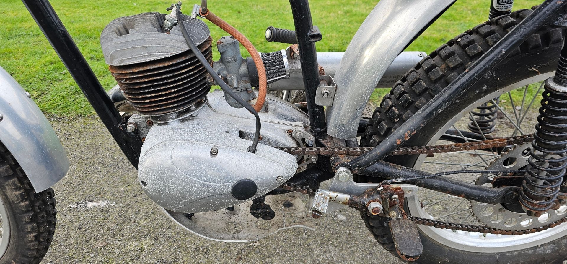 C.1970 BSA Bantam 175cc. Registration number not registered. Frame number painted over. Engine - Image 9 of 13