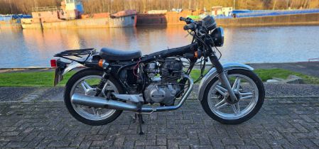 1981 Honda CB250N Super Dream, 248cc. PLEASE NOTE THIS IS A CAT C MOTORCYCLE. Registration number