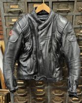 Frank Thomas, a armasport leather jacket, size 44 and matching trousers, size 40