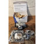 A NOS Amal Velocette Thruxton carburettor, 2036/R300, with fittings