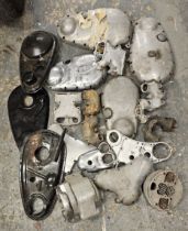 A collection of BSA engine casings