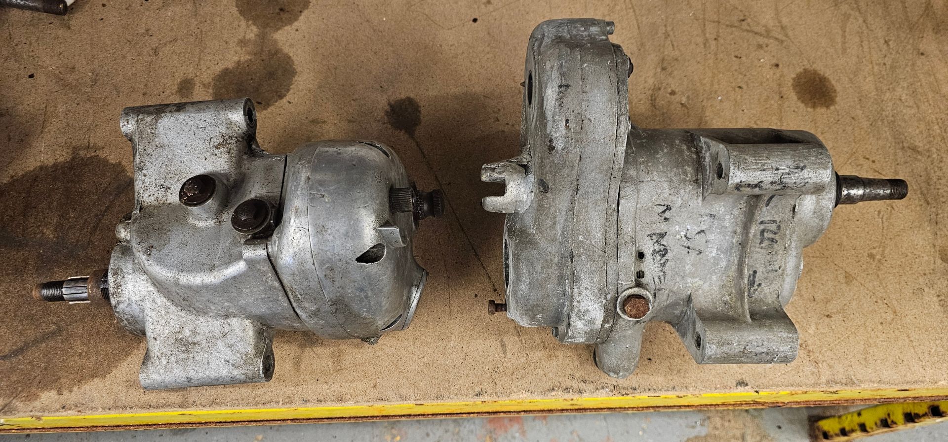A BSA gearbox and another gearbox