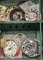 36 assorted motorcycle rear sprockets, NOS (2)