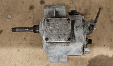 A BSA three speed gearbox