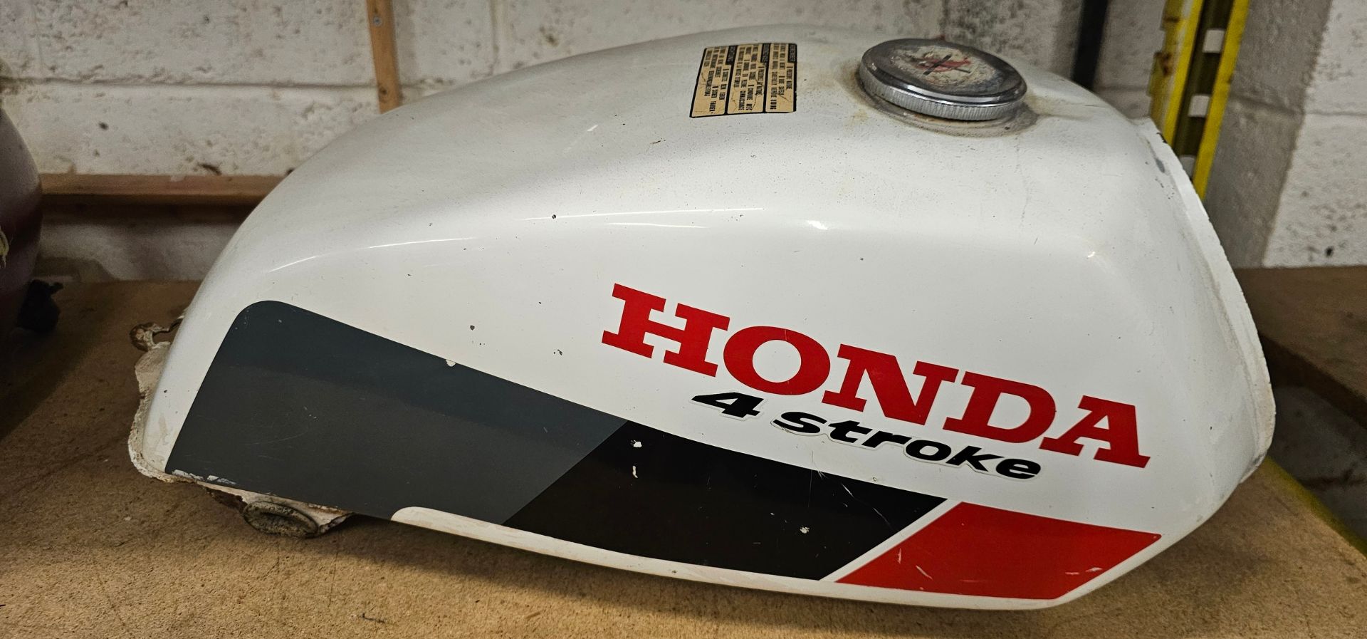 Three Honda petrol tanks and another tank - Image 4 of 5