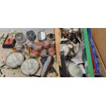 An autojumblers lot of used car spares, mainly MGA/B