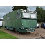 c.1950/60's Sipson Living Van, NO RESERVE, green alloy covered body with timber frame,