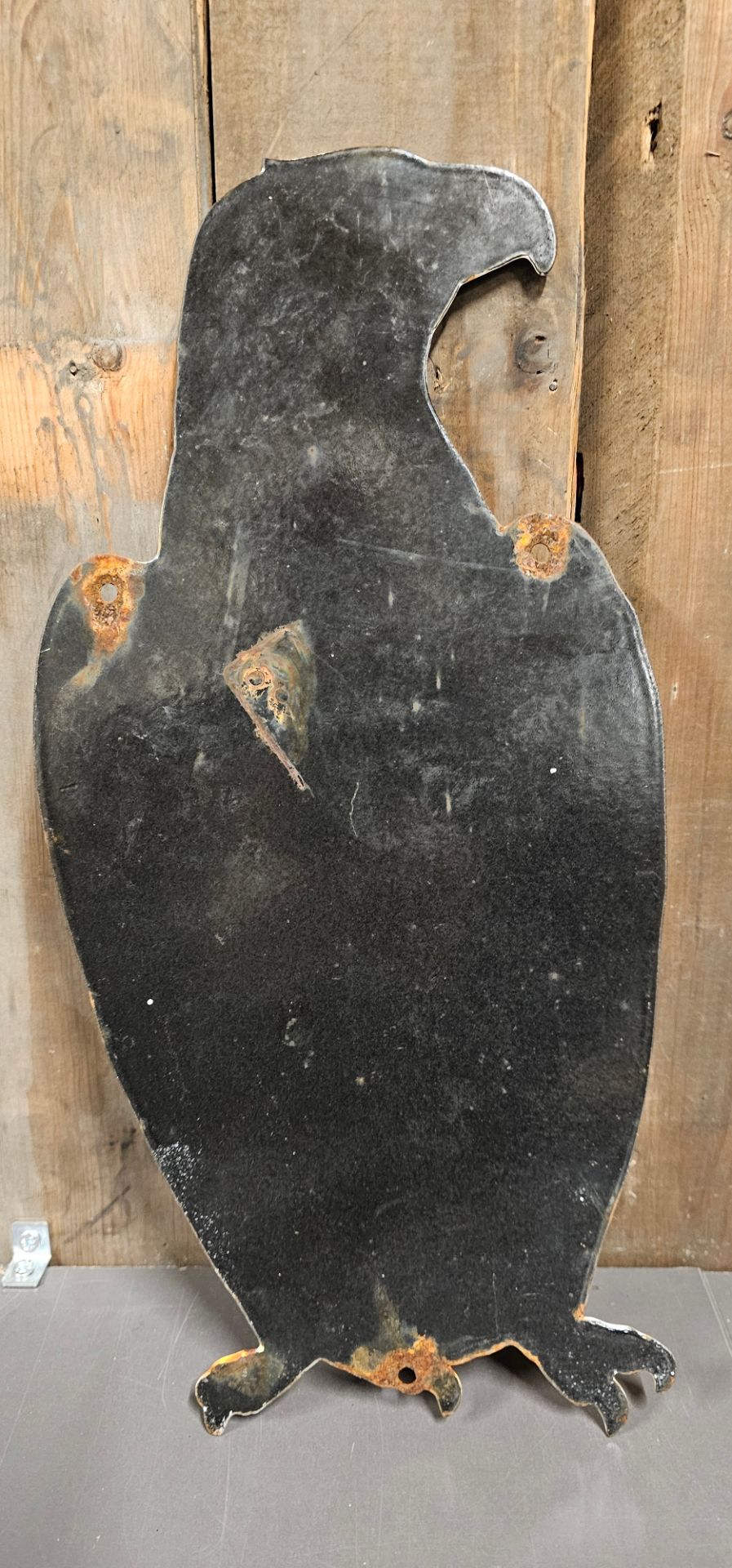 A Bald Eagle single sided vitreous enamel advertising sign, 42cm. - Image 2 of 2