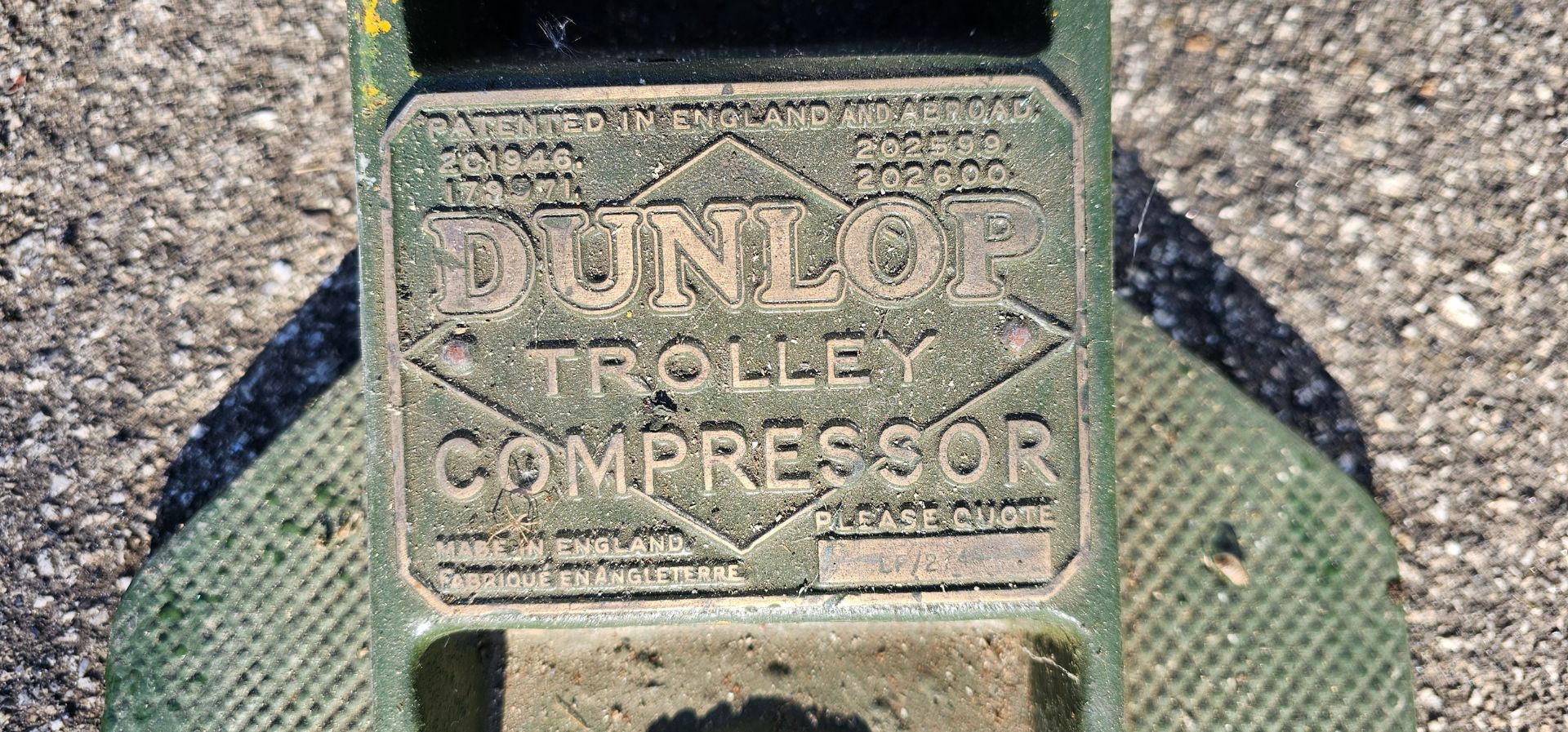 A Dunlop trolley compressor forecourt pump. - Image 3 of 3
