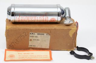 Bradex for BMC, a Jet Fire extinguisher, part number 97H 752, c.1950/60's, unused, with mounting