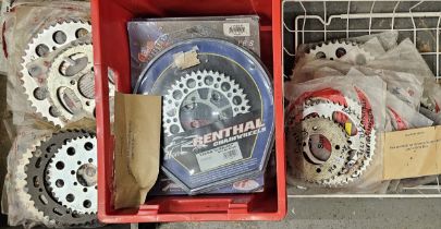 54 assorted motorcycle rear sprockets, NOS, (3)