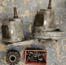 Two BSA gearboxes