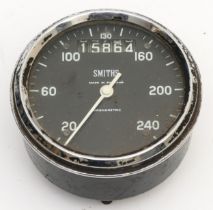 A Smiths Chronometric kilometer 240 km speedo.