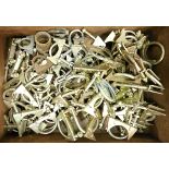 A collection of NOS exhaust clamps