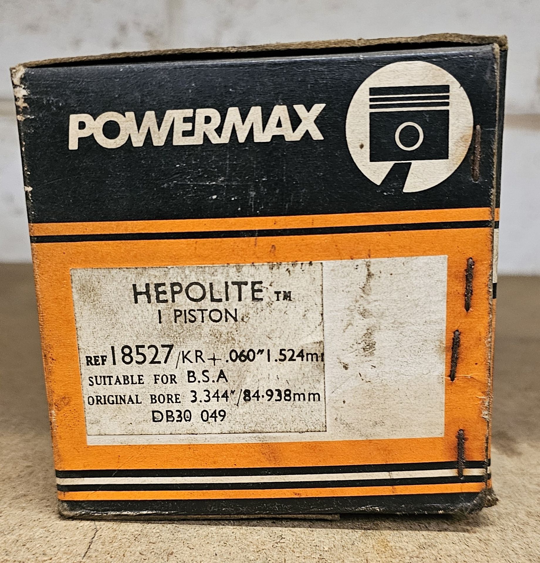 A Hepolite Powermax BSA Goldstar piston, 18527/KR +60